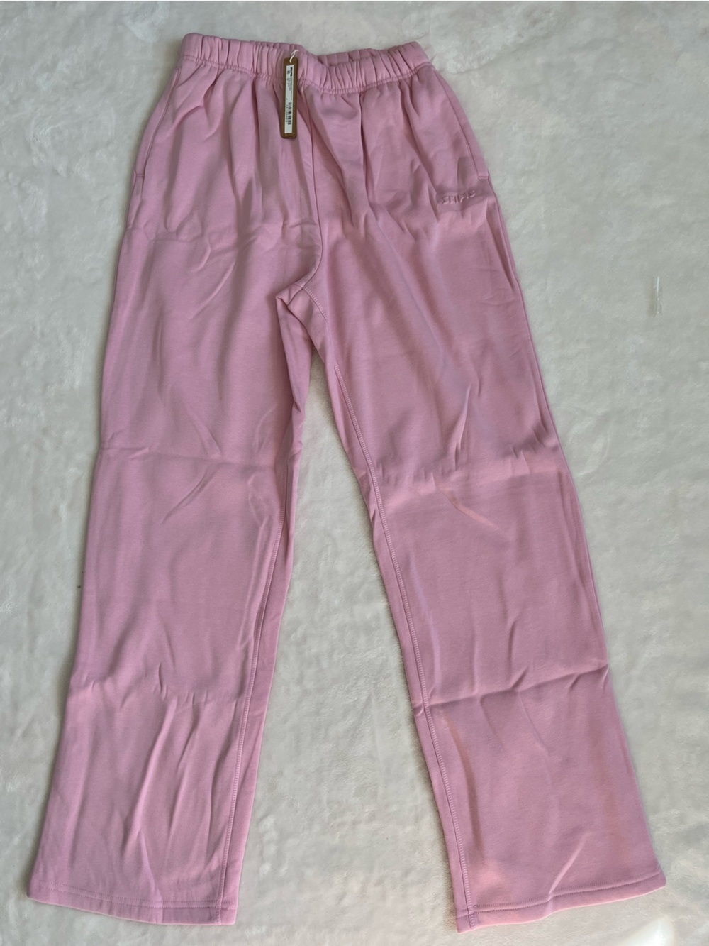 SKIMS Soft Pink Wide-Leg Jumpsuit Pants